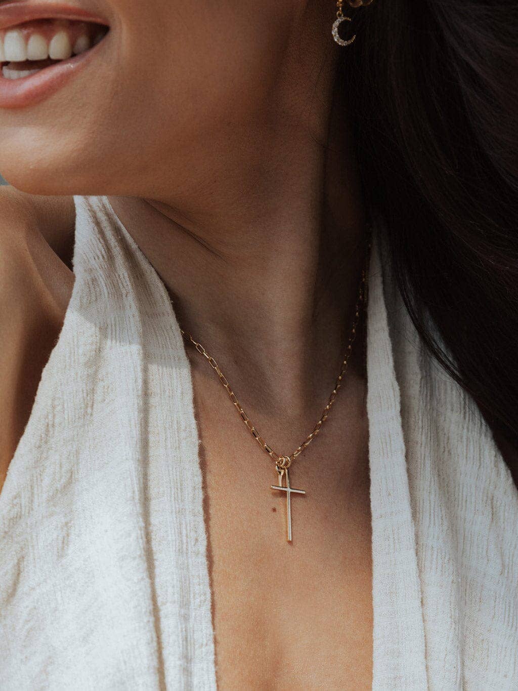 The Giving Keys - Cross and Mini Key Necklace