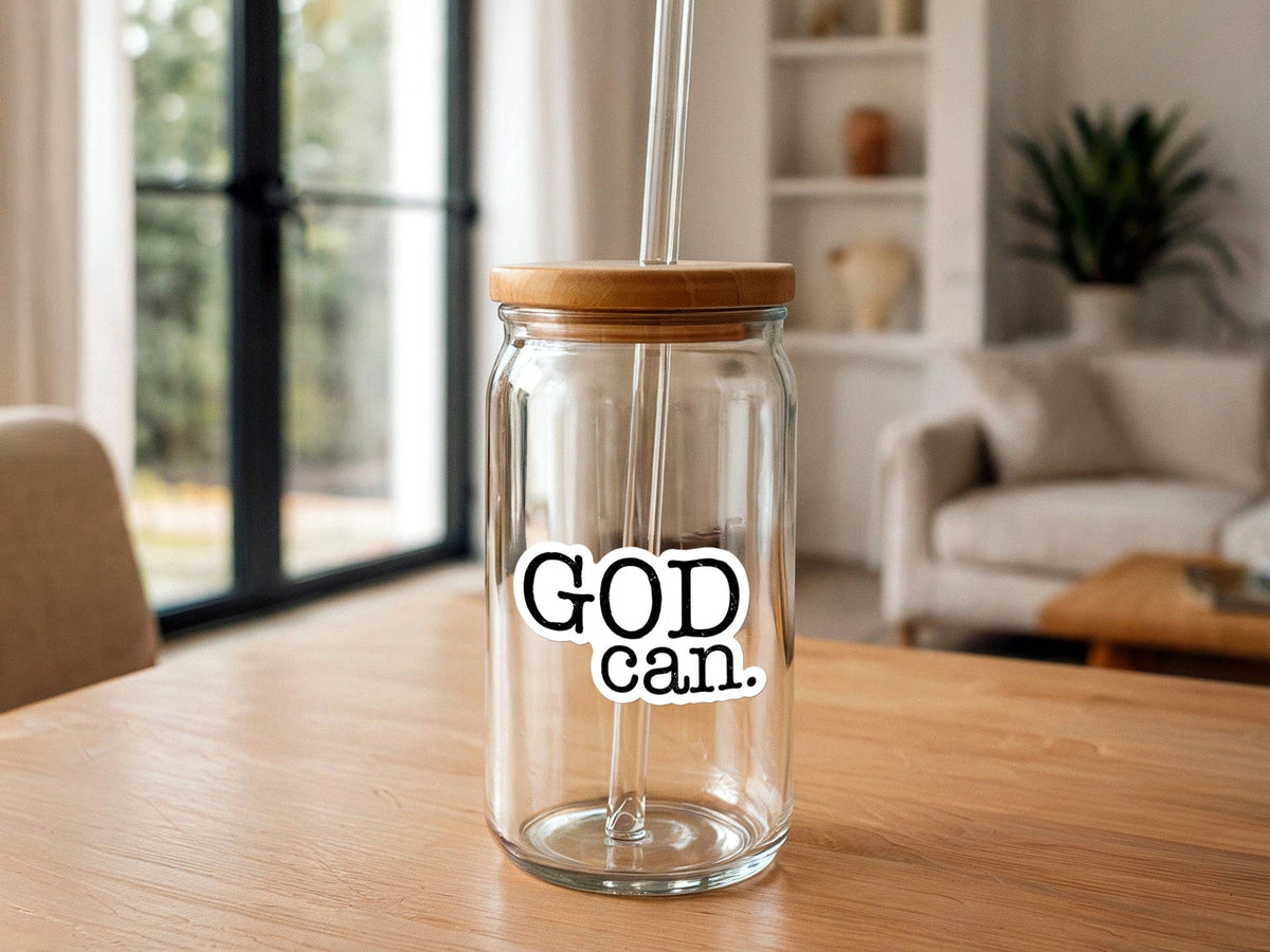 God Can Vinyl Bible Stickers
