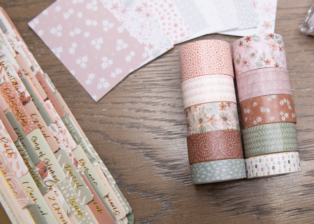 Bible Journaling Washi Tape Set - Floral