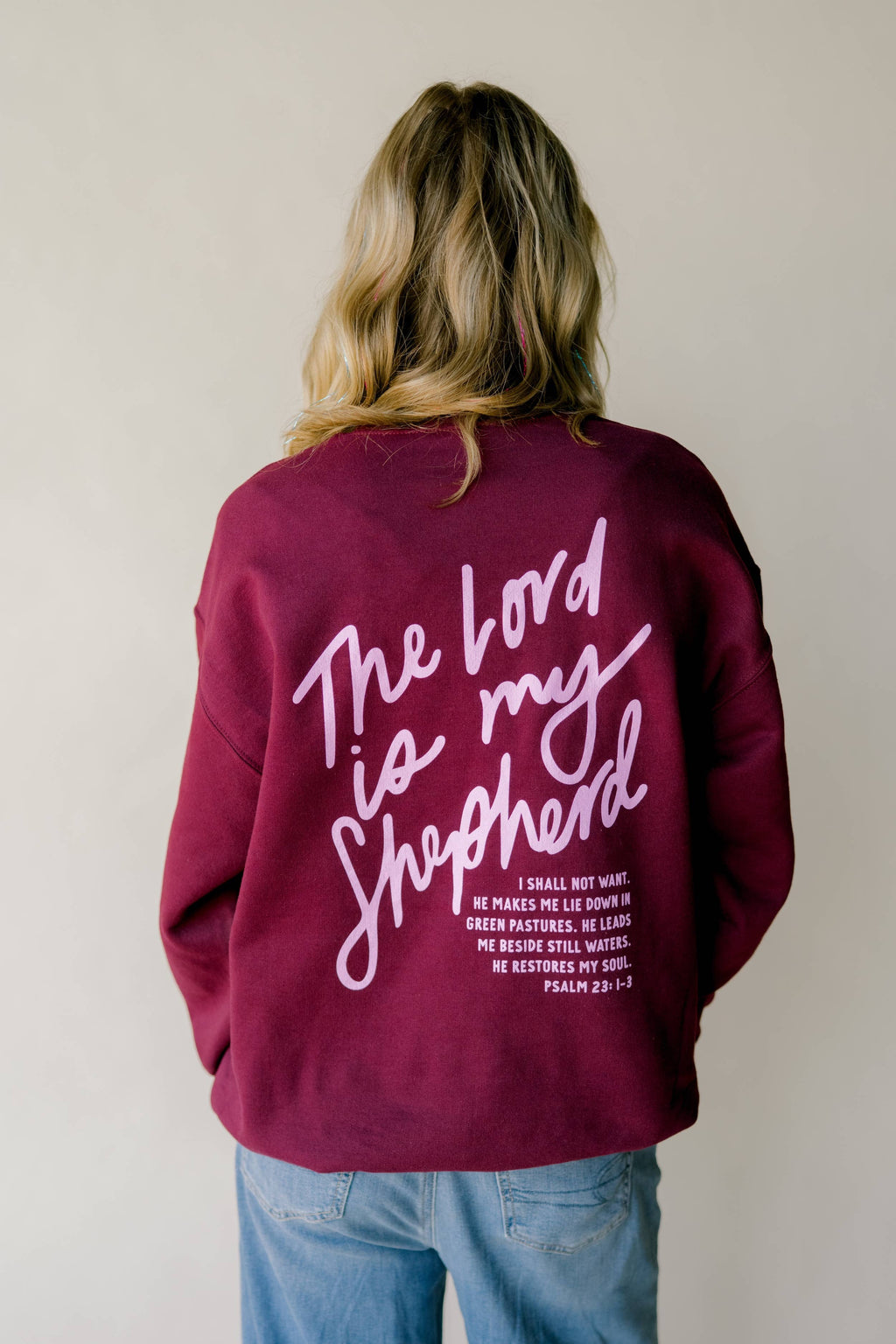 The Lord Is My Shepherd Pullover by Dear Heart