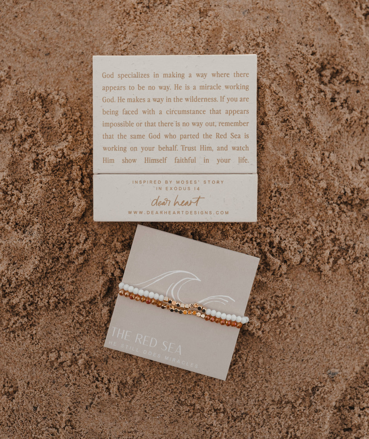 The Red Sea Bracelet Set by Dear Heart
