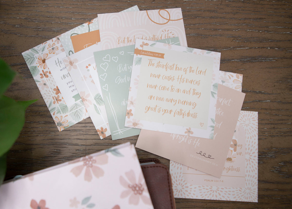 God's Faithfulness Scripture Cards