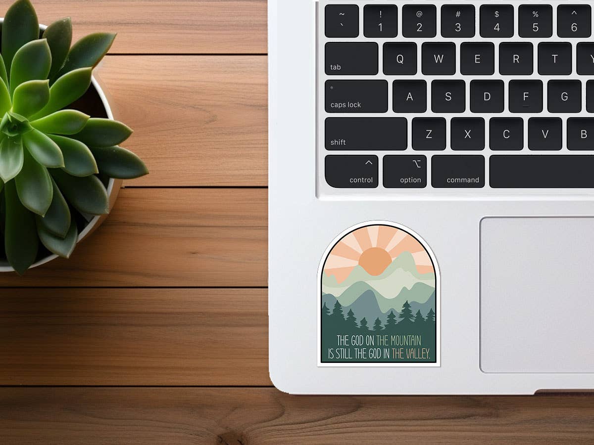Mountain & Valley Vinyl Sticker