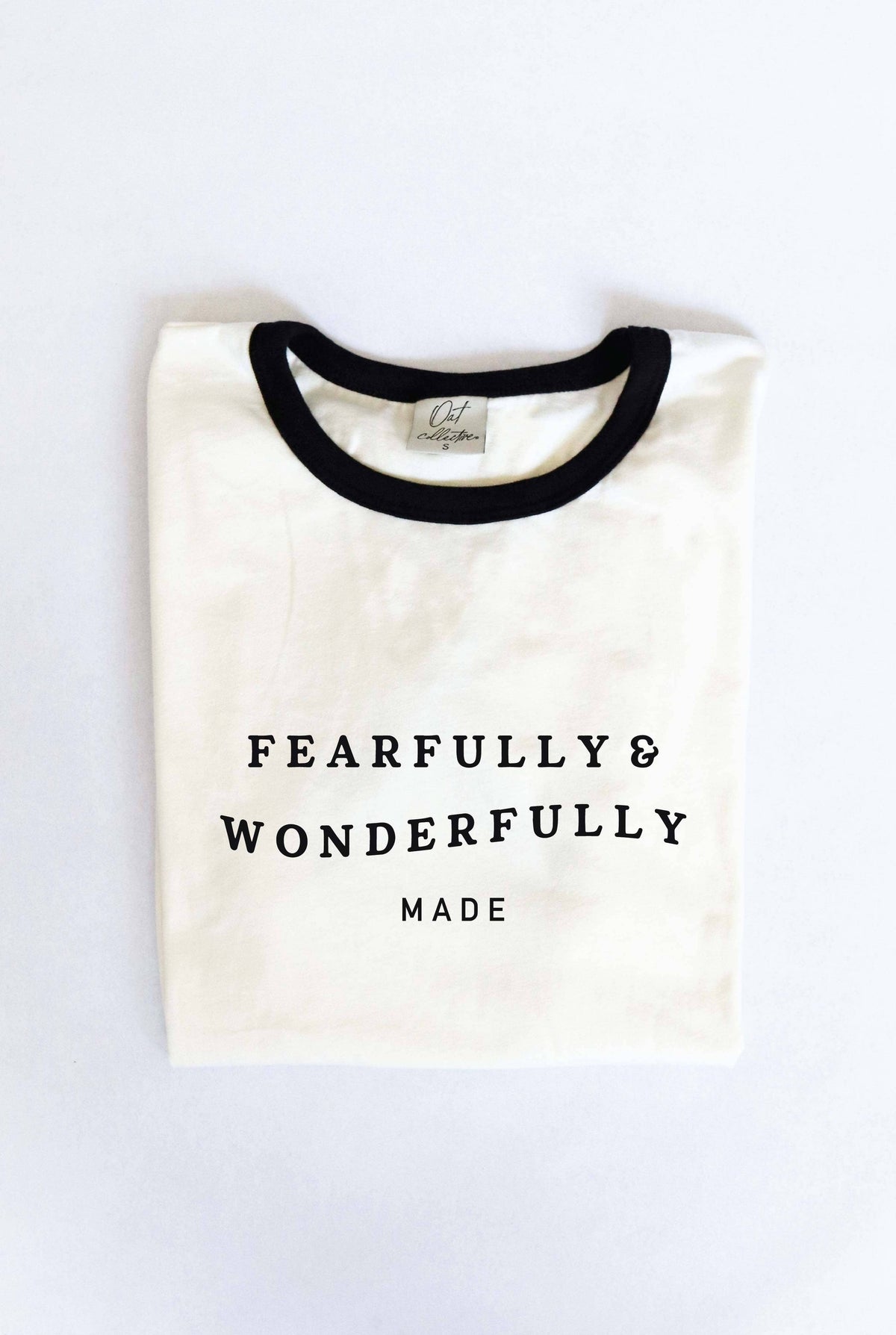 Fearfully & Wonderfully Made Ringer Graphic Tee