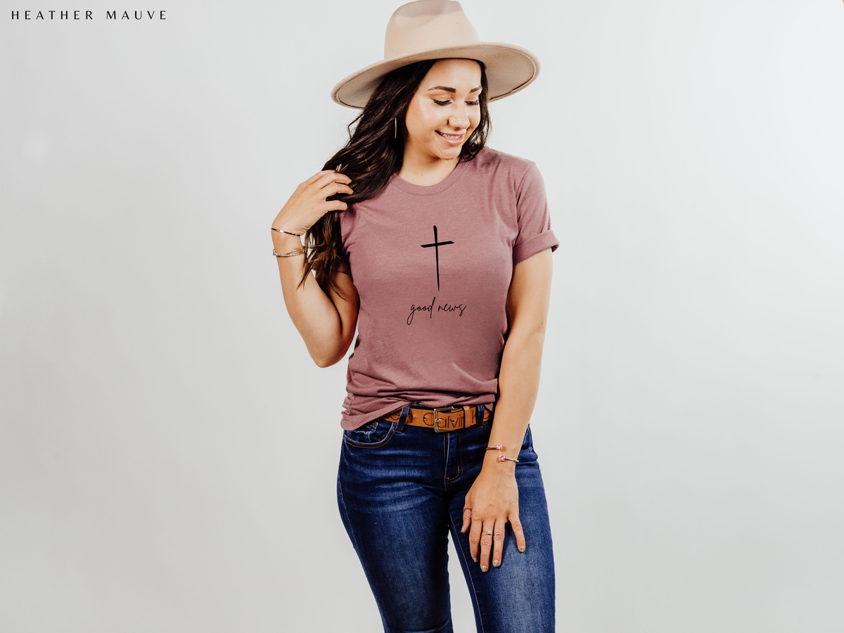 The Good News Cross Graphic Tee