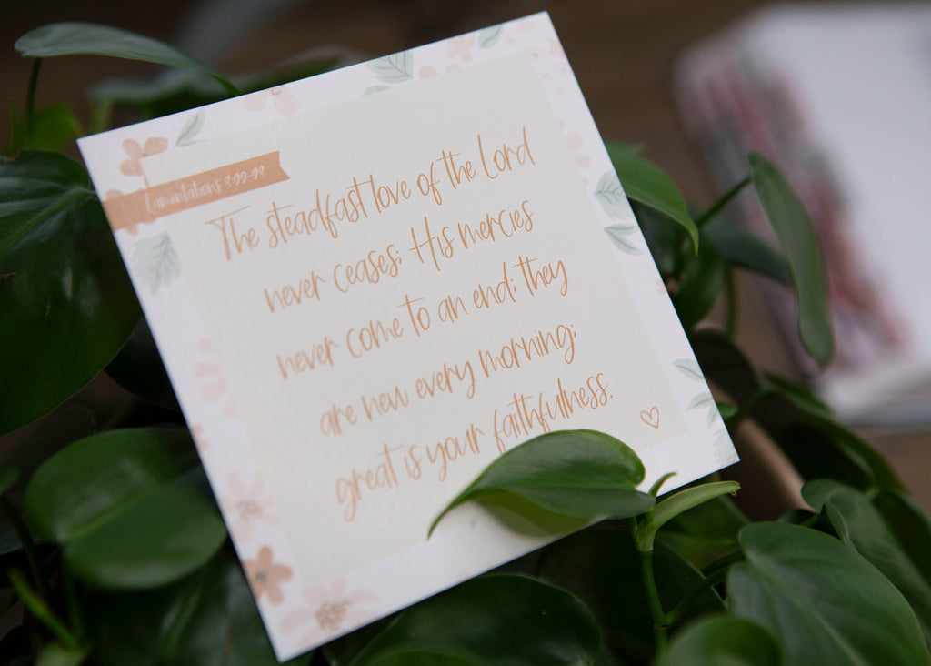 God's Faithfulness Scripture Cards