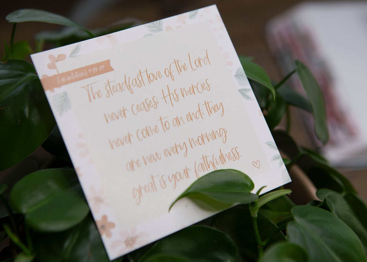 God's Faithfulness Scripture Cards