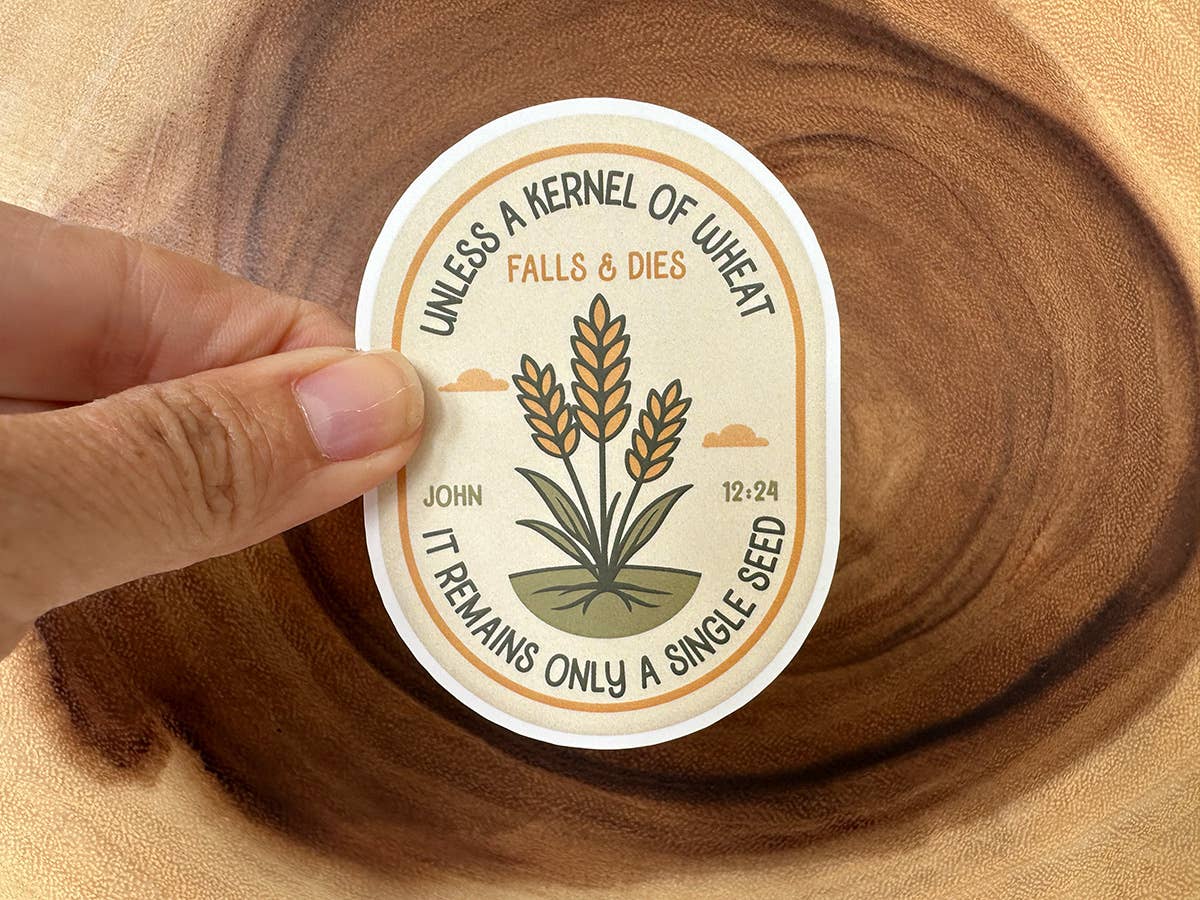 Kernel of Wheat Vinyl Sticker