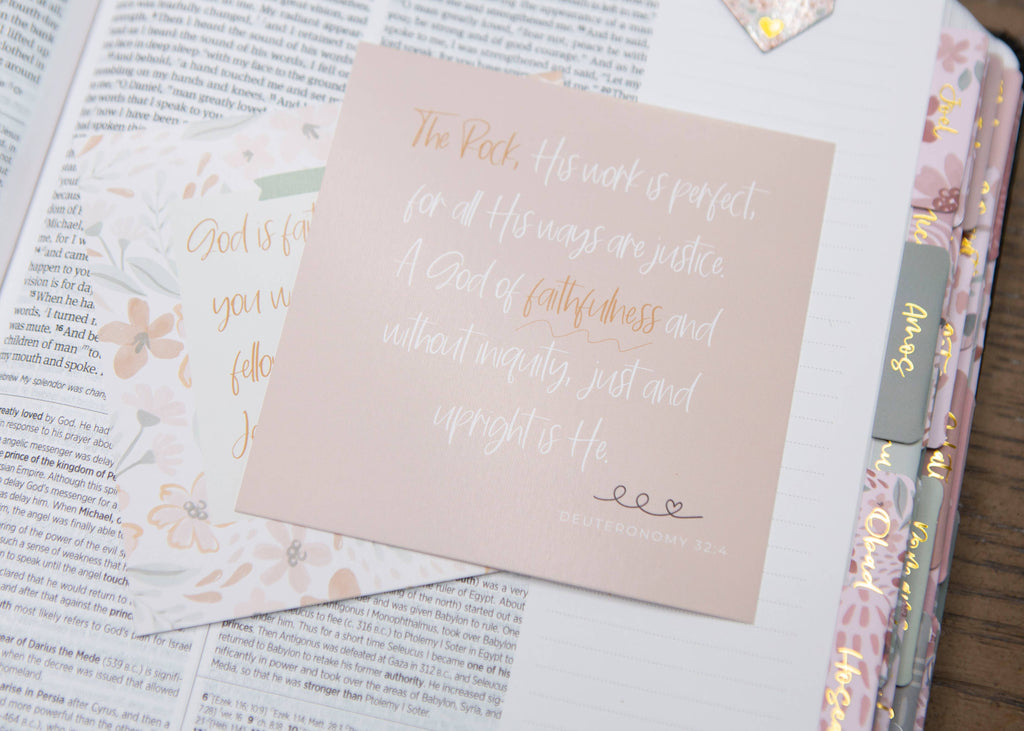 God's Faithfulness Scripture Cards