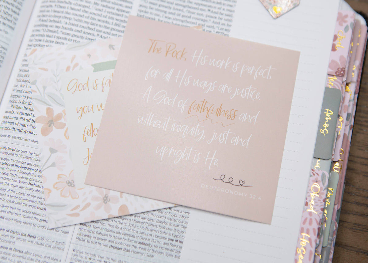 God's Faithfulness Scripture Cards