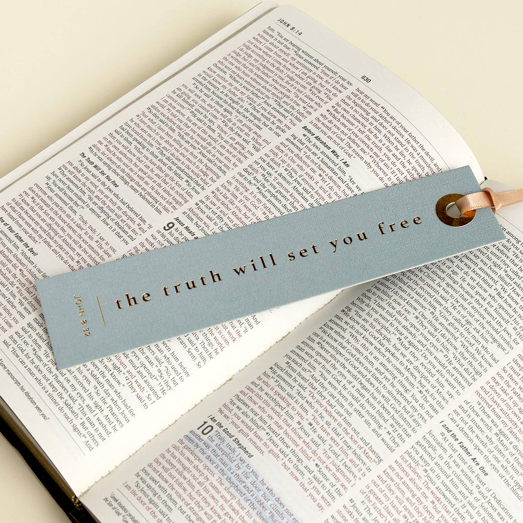 The Truth Will Set You Free Scripture Bookmark