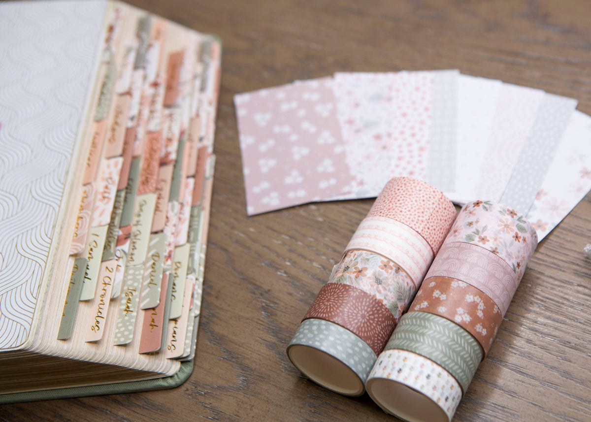 Bible Journaling Washi Tape Set - Floral