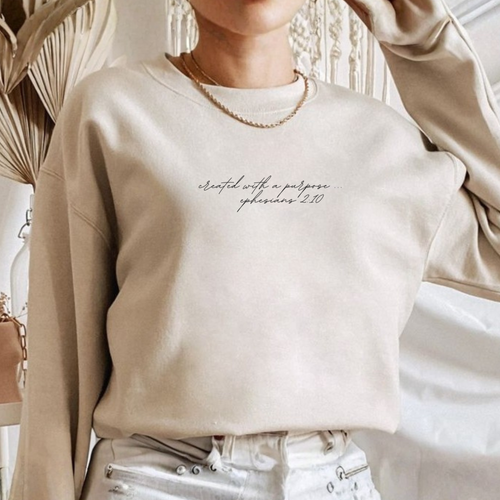 Created With a Purpose Crewneck Sweatshirt