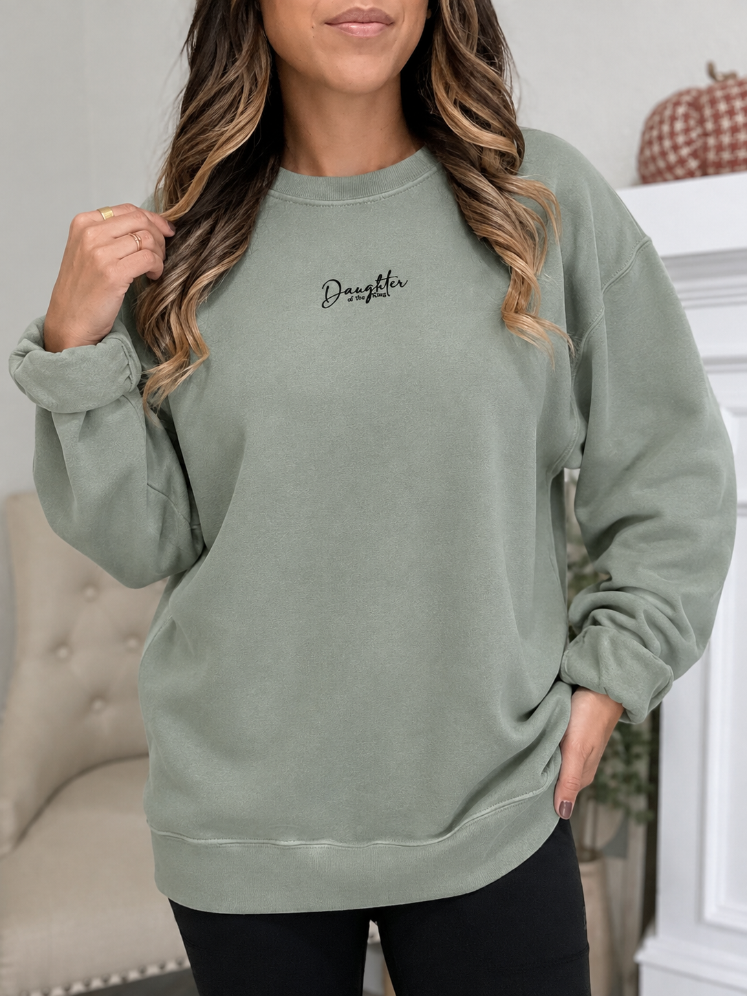 Daughter of the King Minimalist Crewneck Sweatshirt