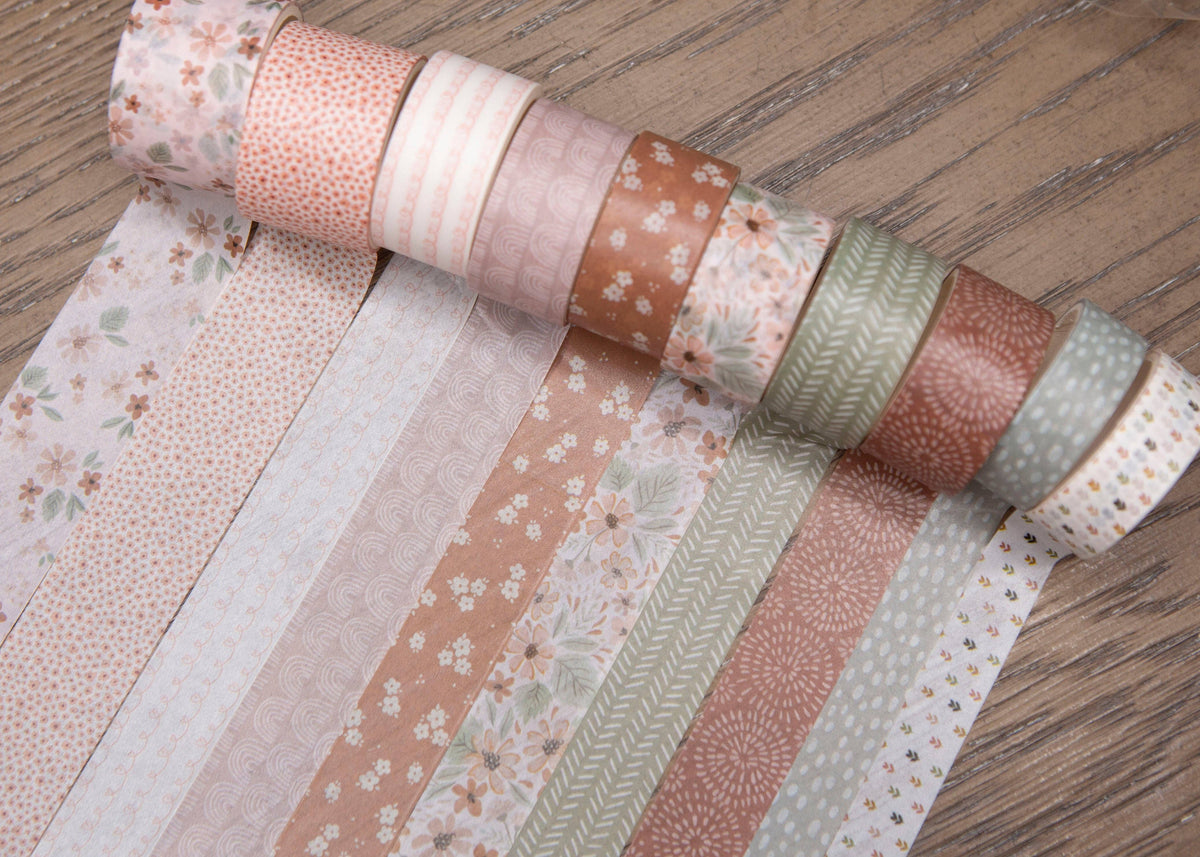 Bible Journaling Washi Tape Set - Floral