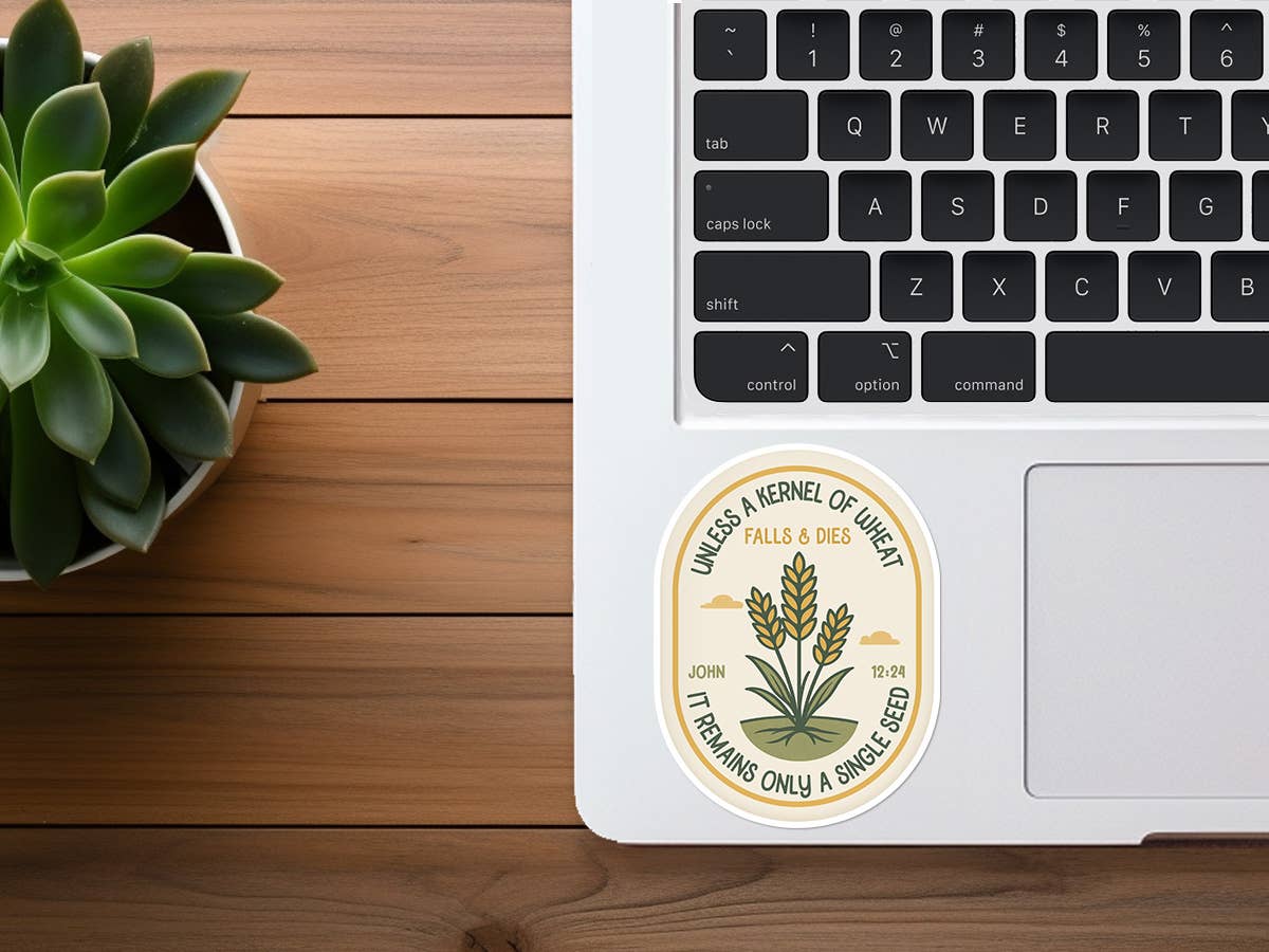 Kernel of Wheat Vinyl Sticker