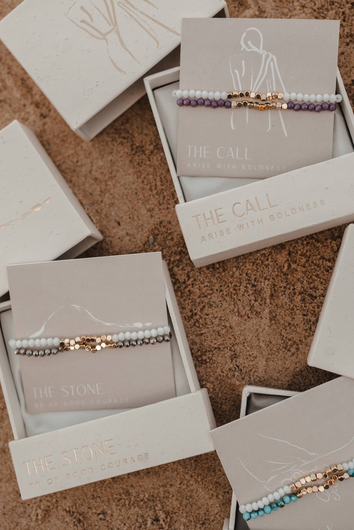 The Stone Bracelet Set by Dear Heart