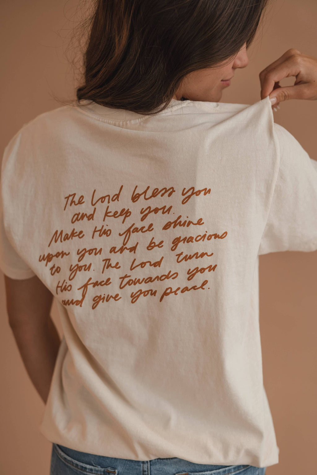 The Lord Bless You Tee by Dear Heart - Ivory
