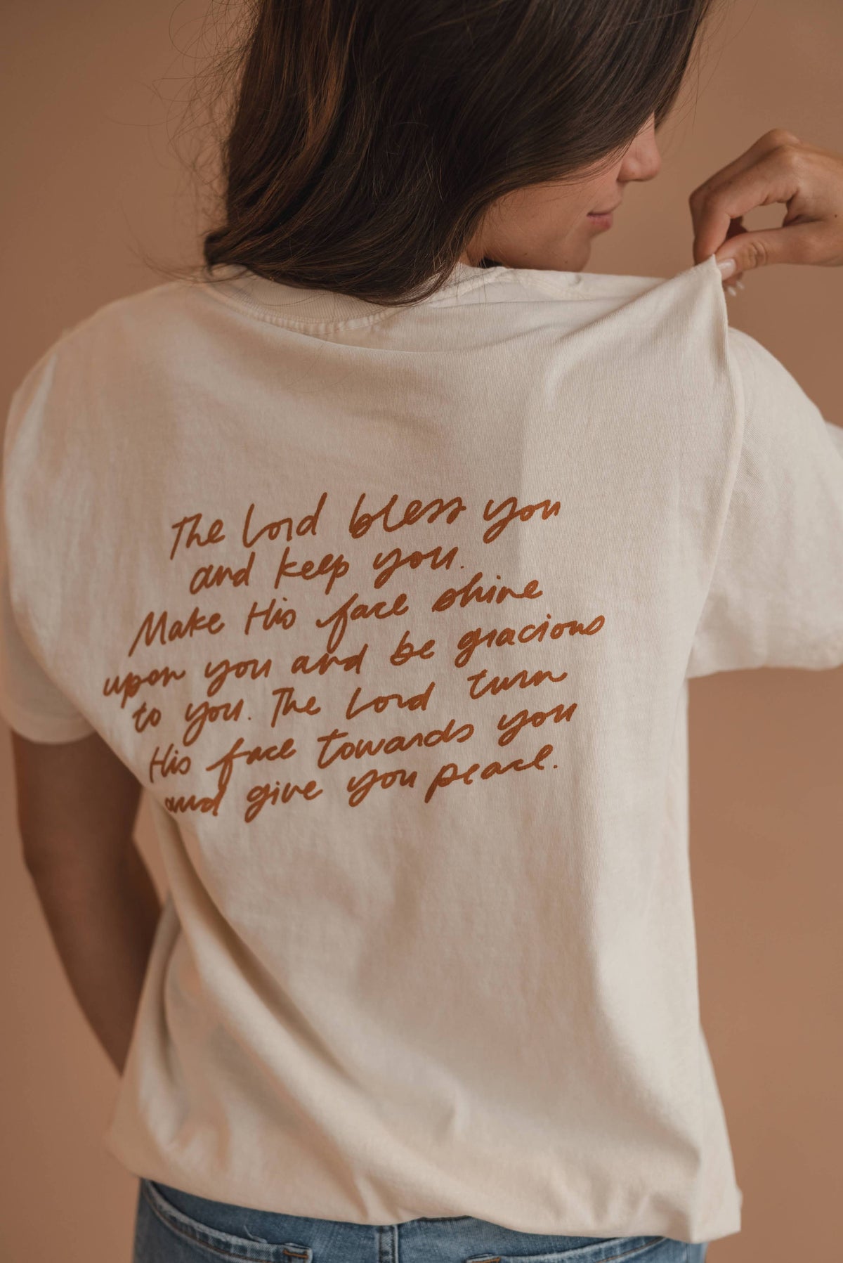 The Lord Bless You Tee by Dear Heart - Ivory