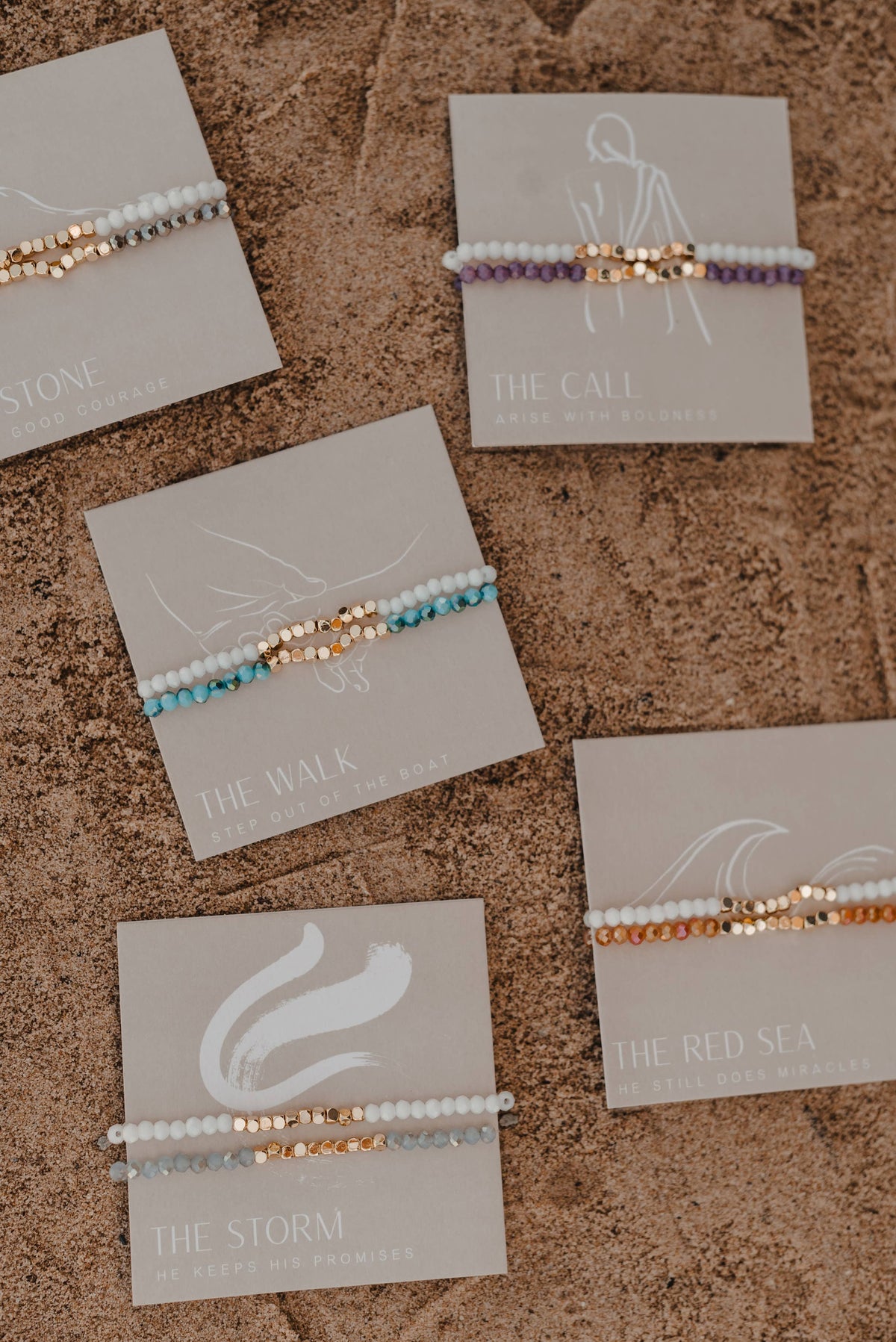The Walk Bracelet Set by Dear Heart