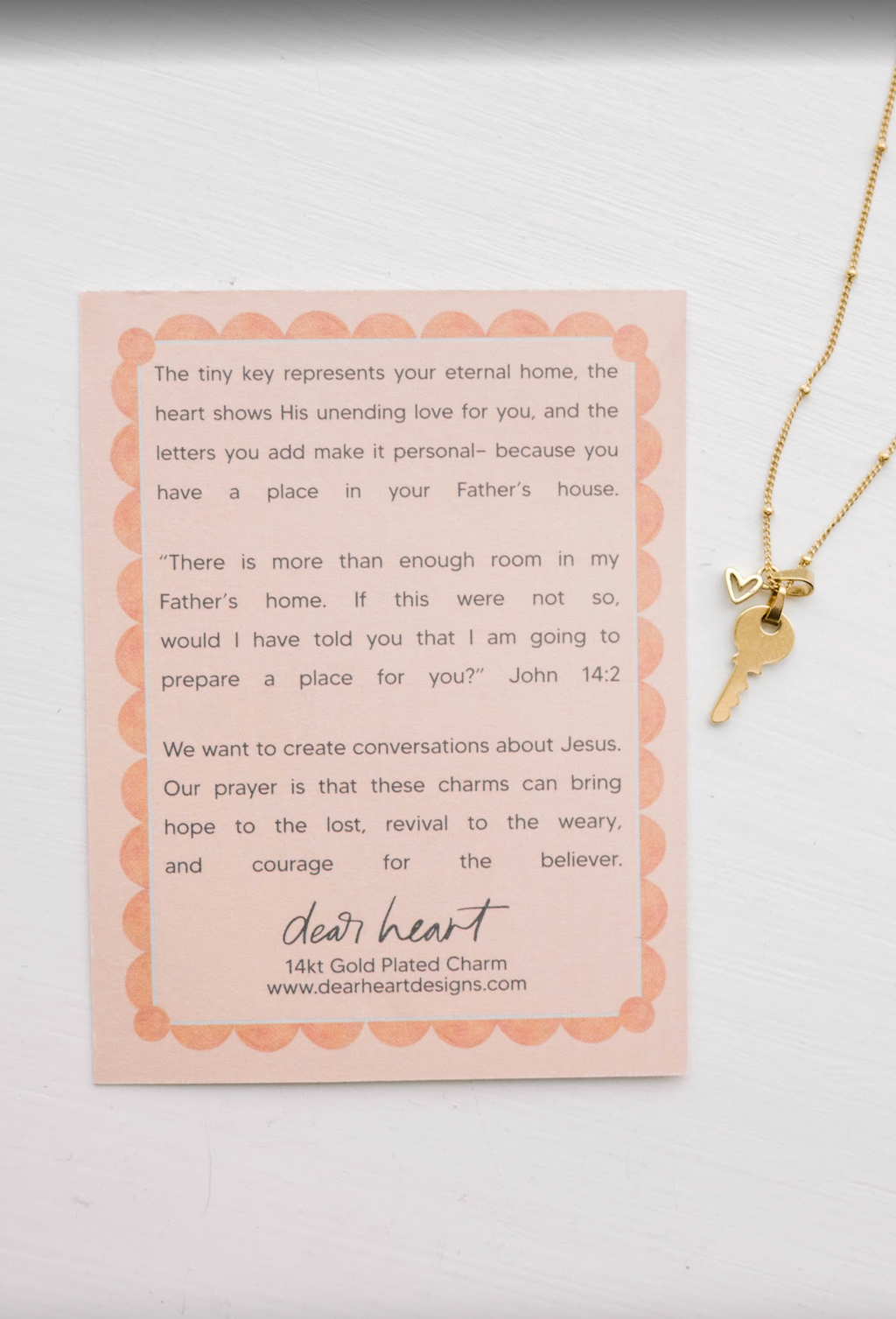 My Father's House Necklace by Dear Heart