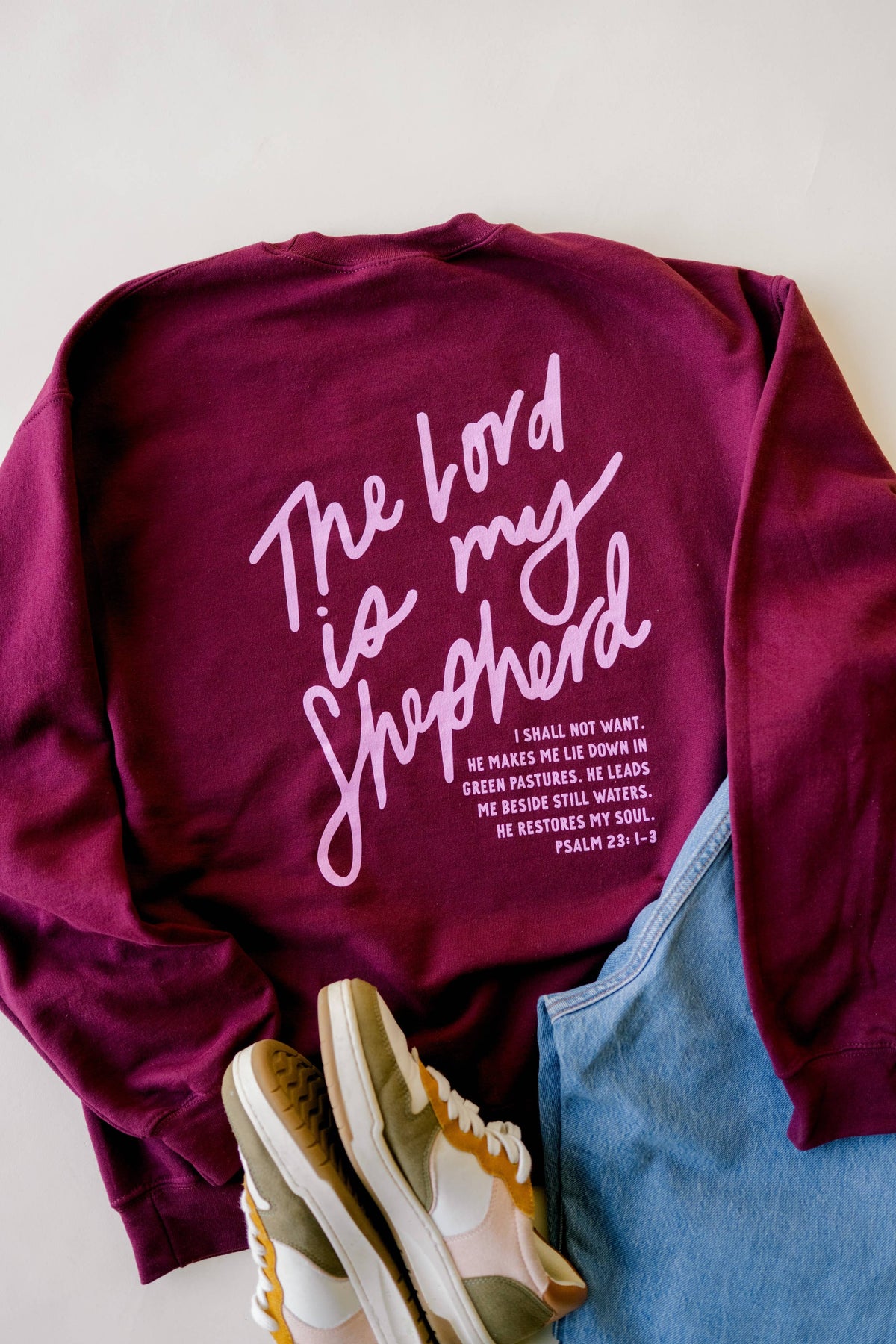 The Lord Is My Shepherd Pullover by Dear Heart